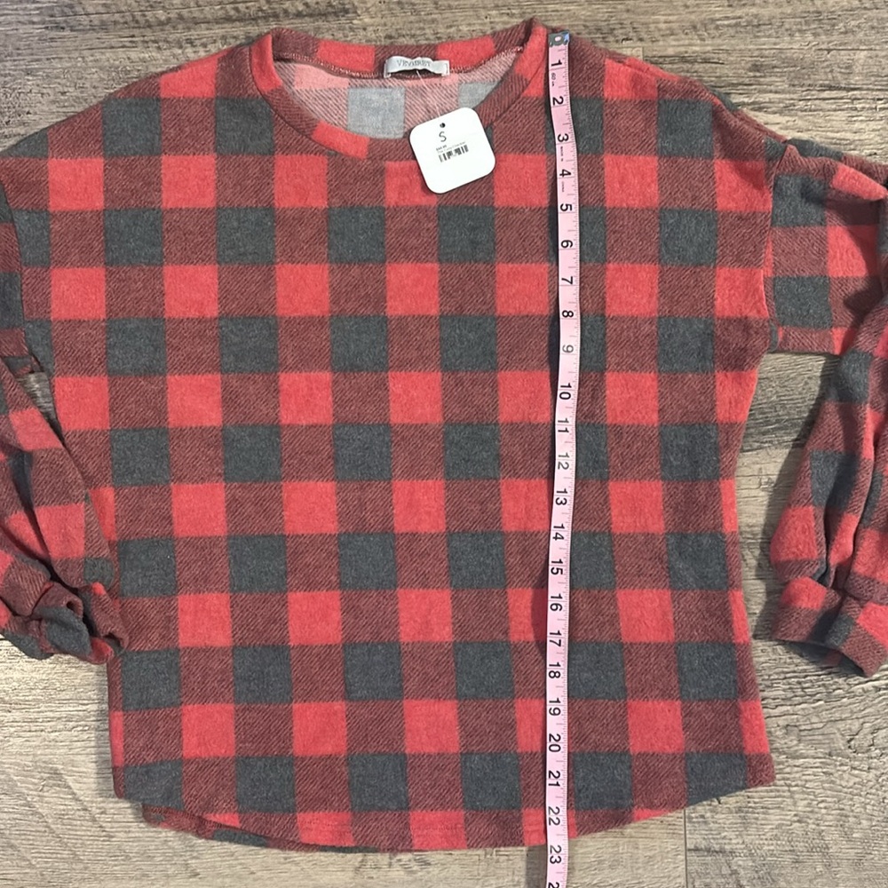 Super soft red plaid PJ set NWT - Picture 5 of 7